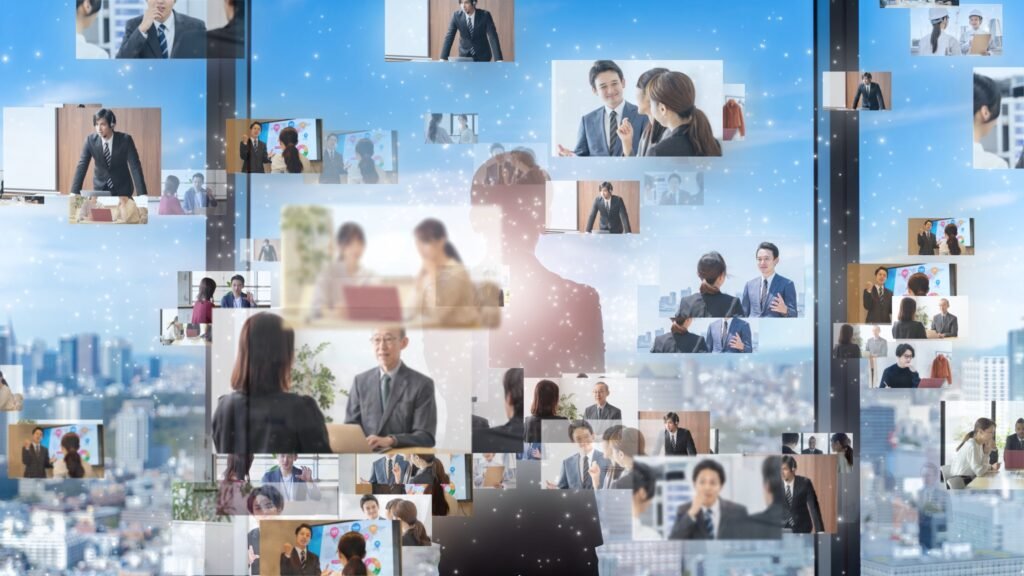 ビジネス　ミーティング　ネットワーク　コンセプト